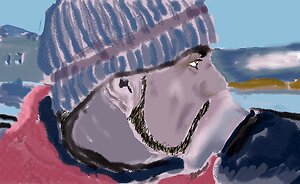 My digitart . Profile of Nelson in ~Cornwall