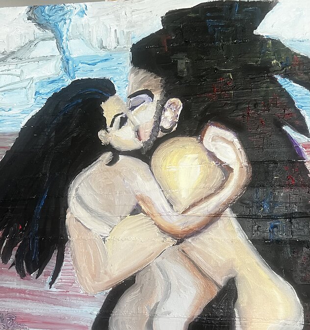 My work. Passion (another kiss)